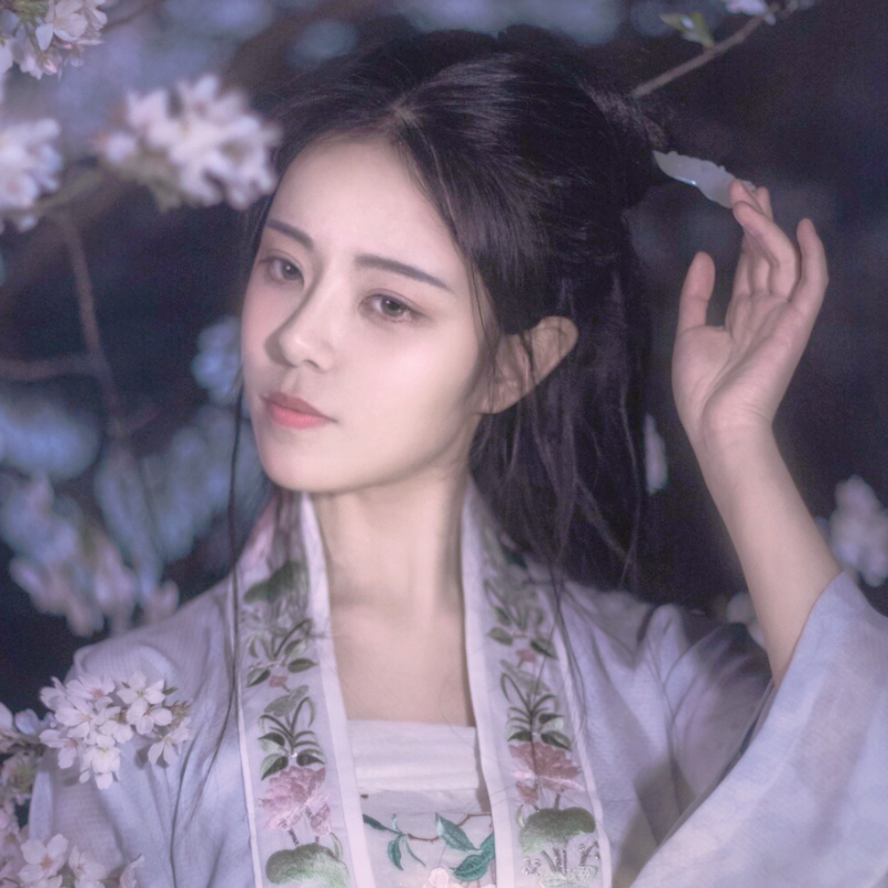 微信清新森系时尚女头