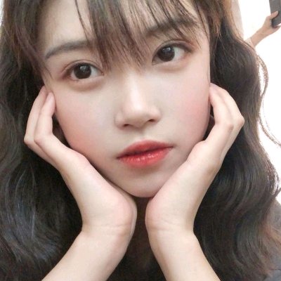 清新时尚性感微信女头