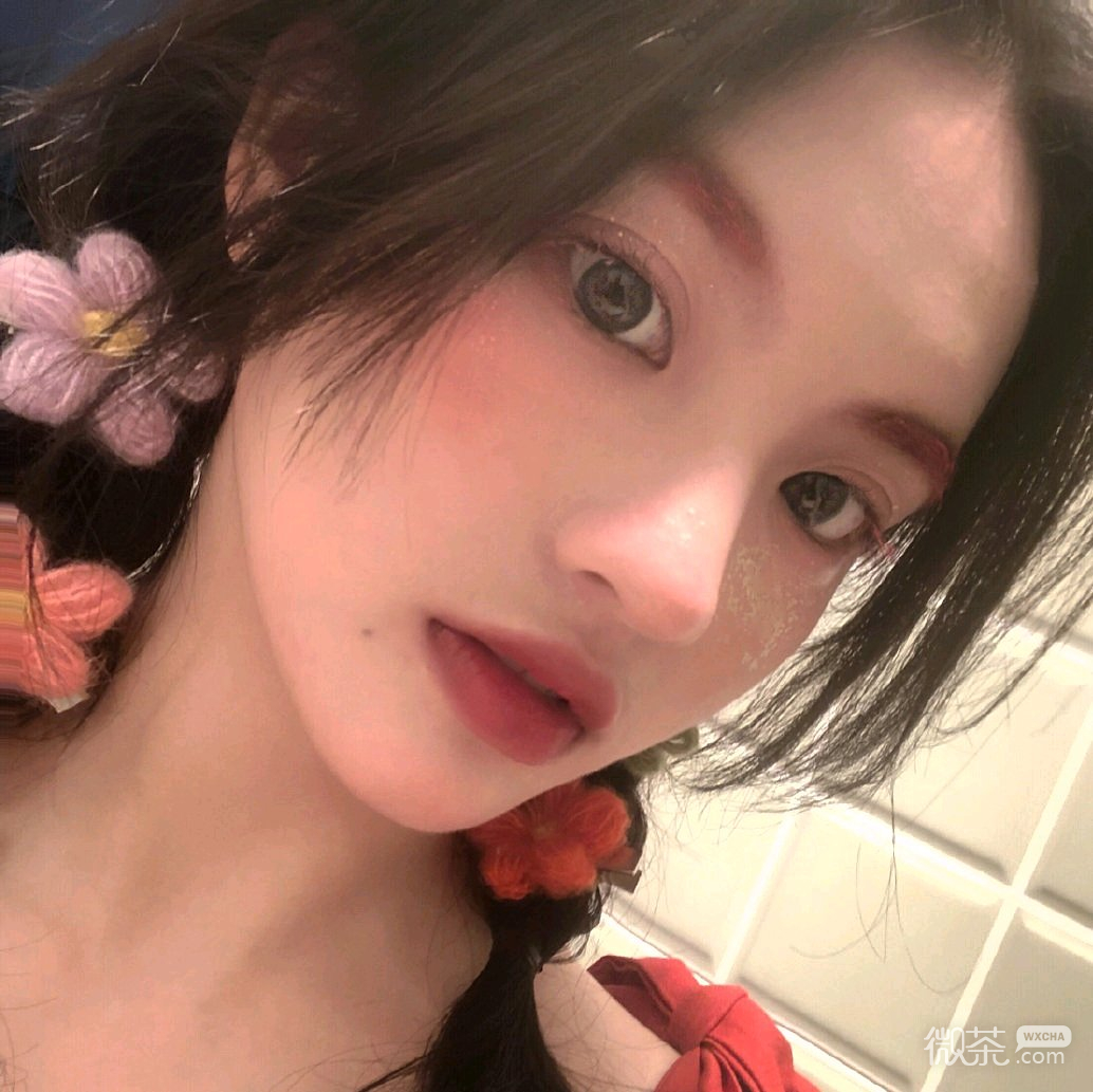 微信清新漂亮活泼女头