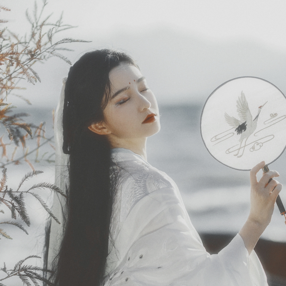 微信小清新古风女头