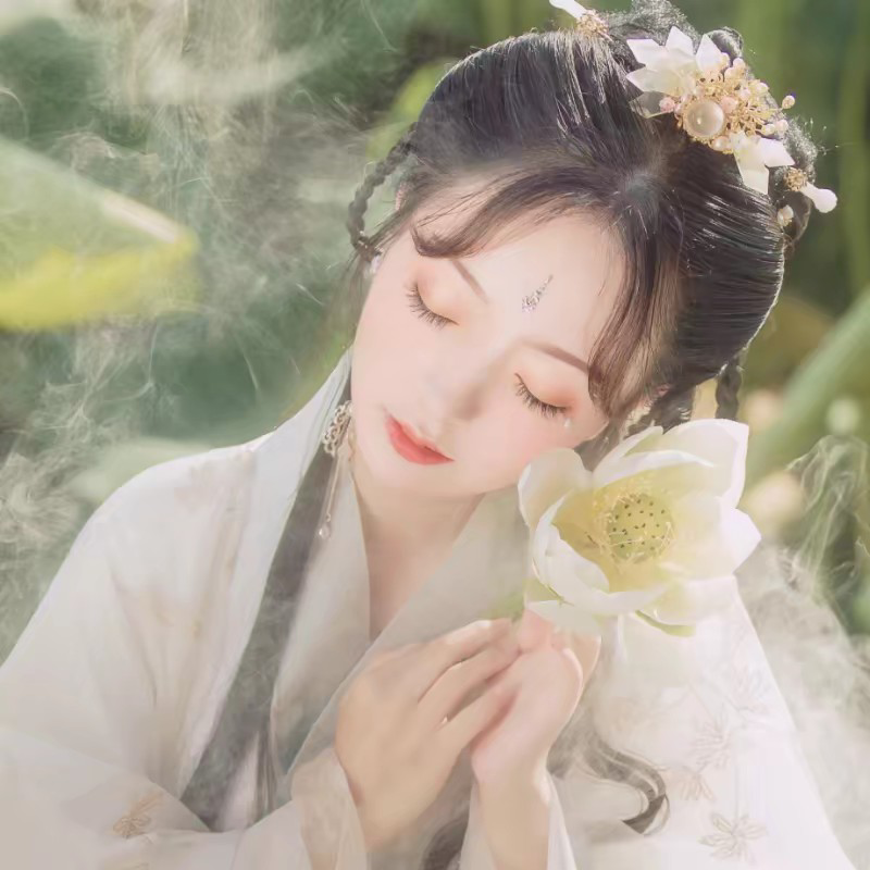 微信清新森系时尚女头