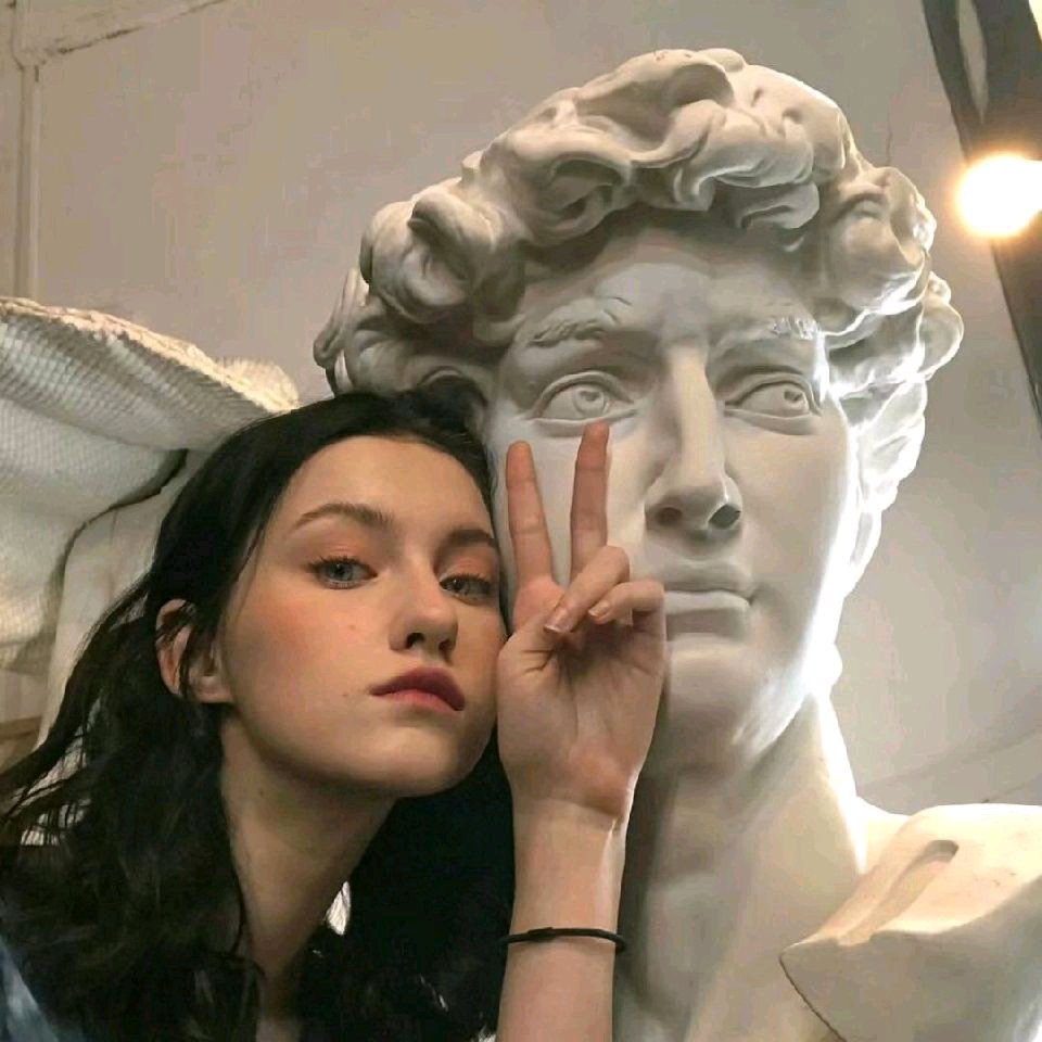 清新时尚性感微信女头