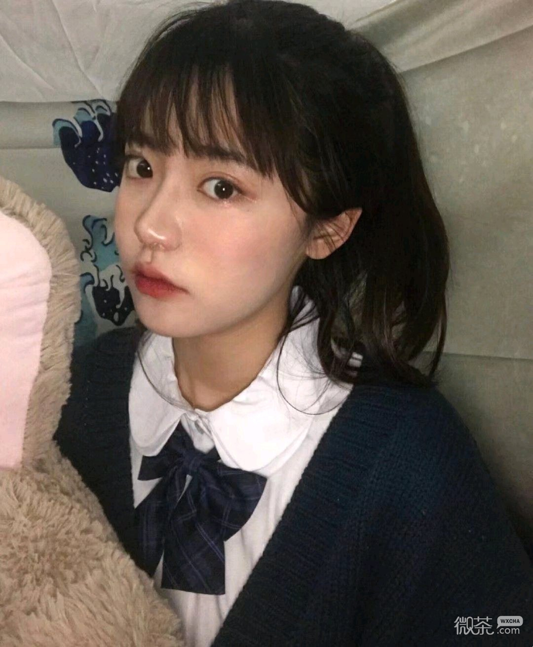 微信清新漂亮活泼女头