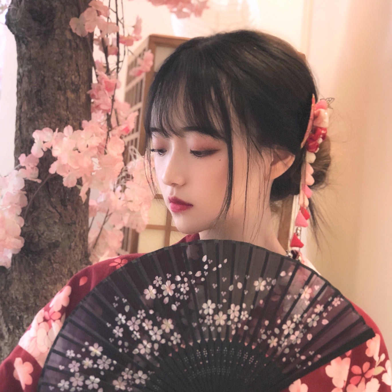 微信清新森系时尚女头