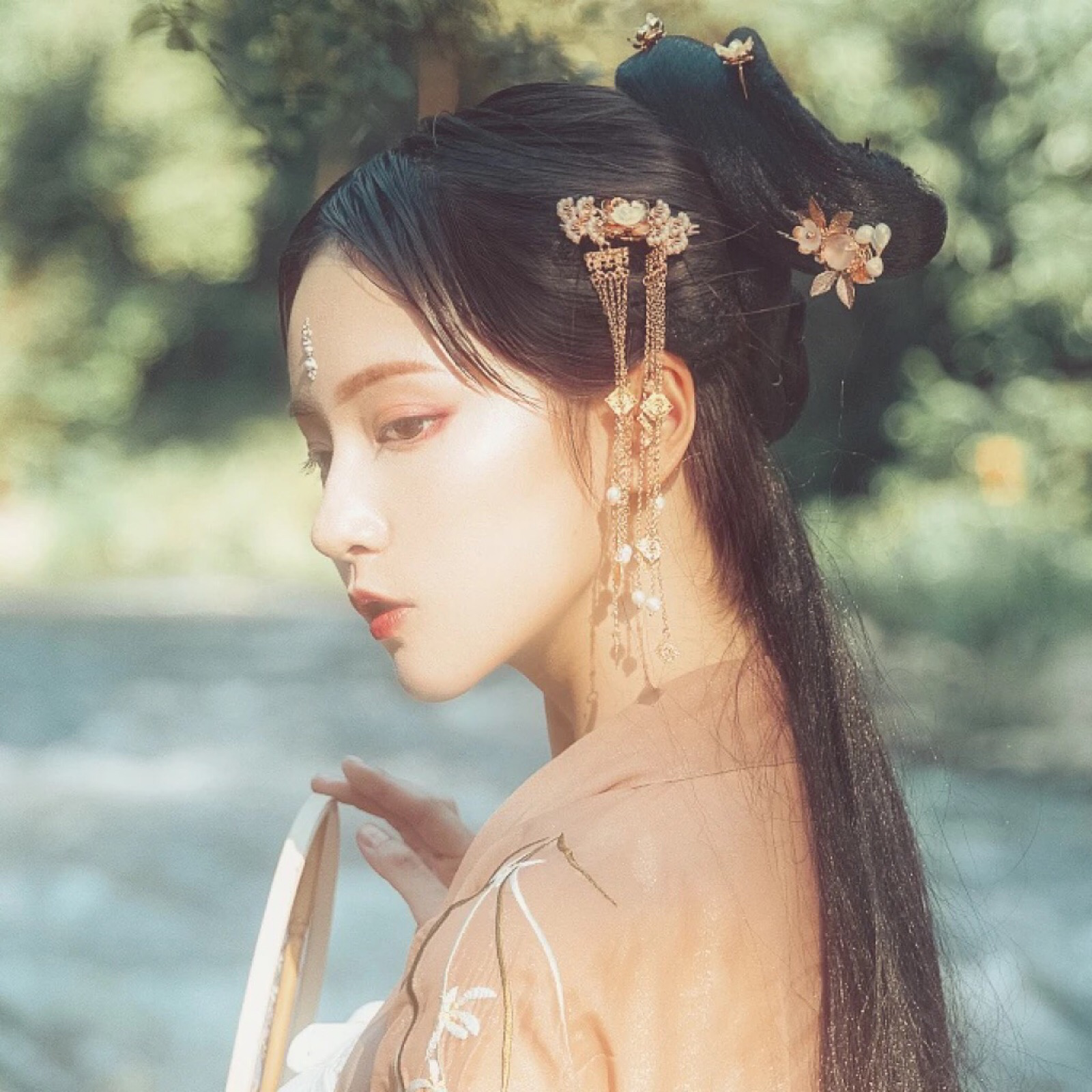 微信清新森系时尚女头