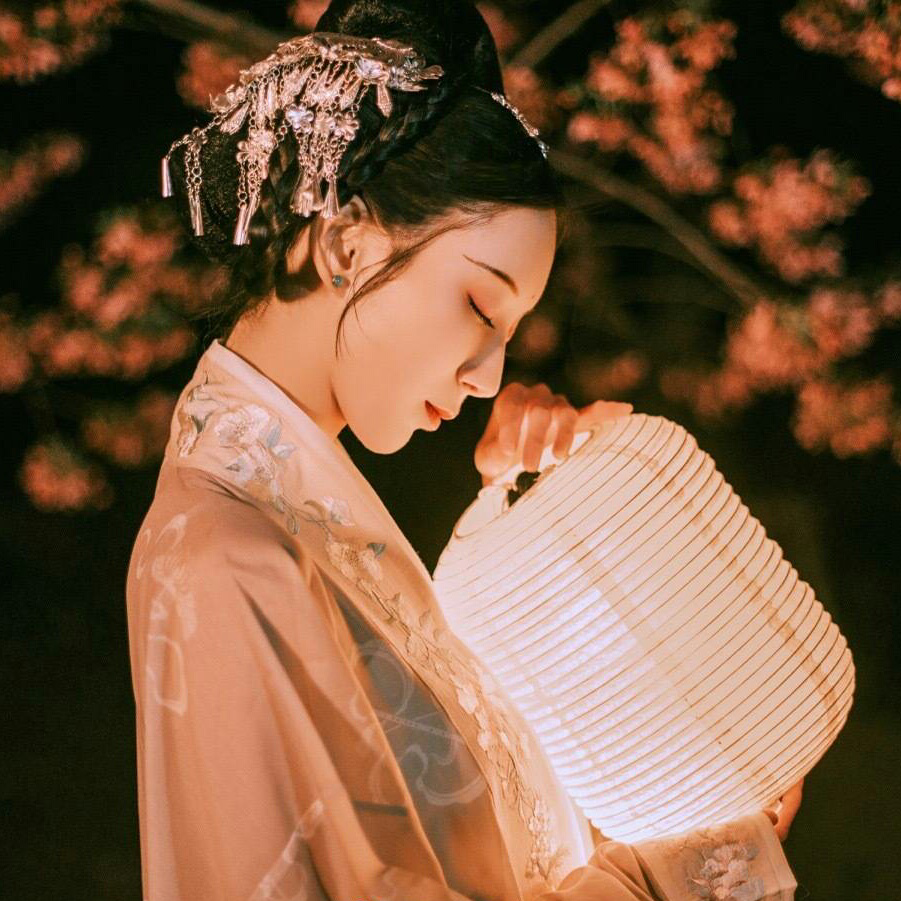 微信小清新古风女头