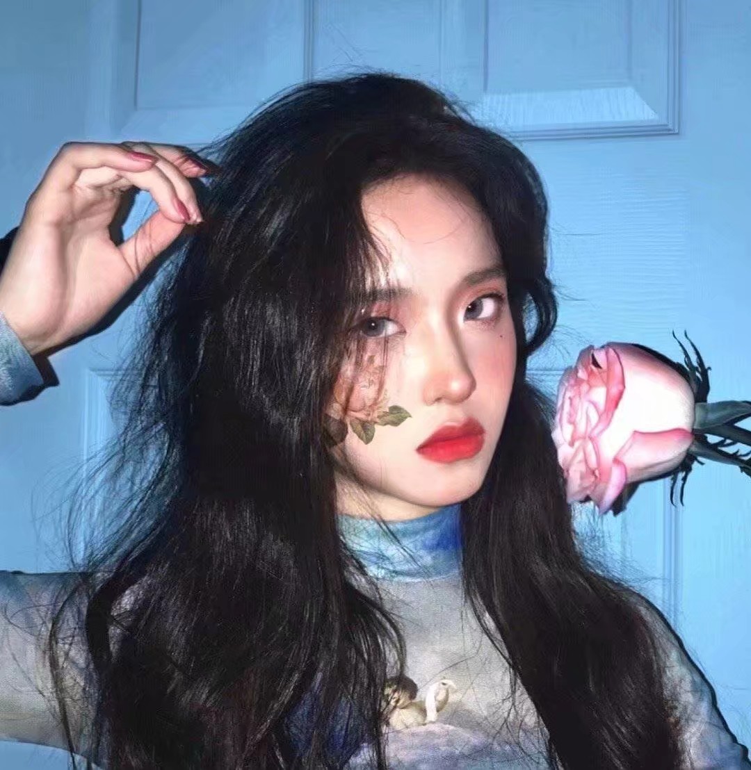 微信小清新漂亮女头