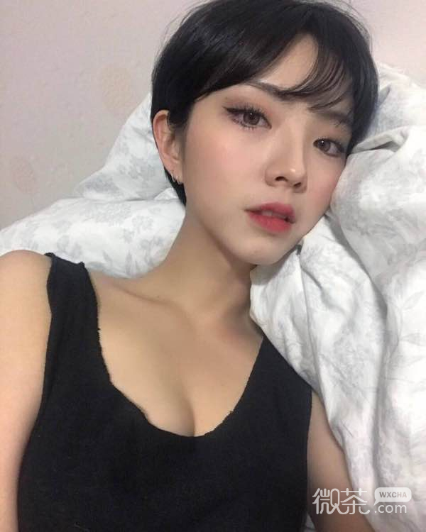 青春性感时尚迷人微信女头