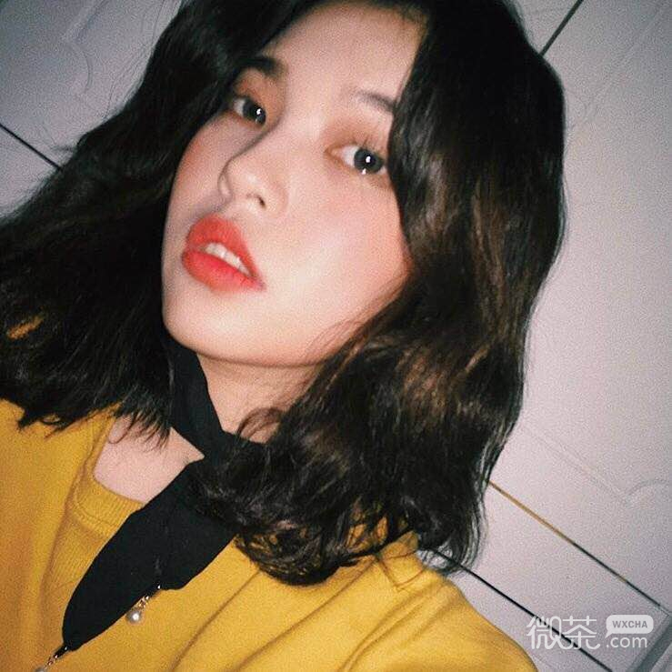 青春性感时尚迷人微信女头