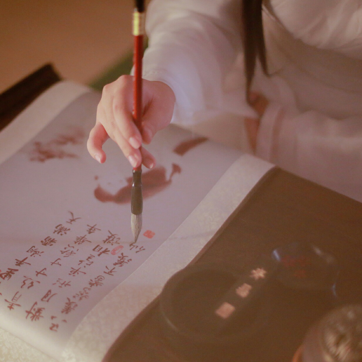 微信小清新古风女头