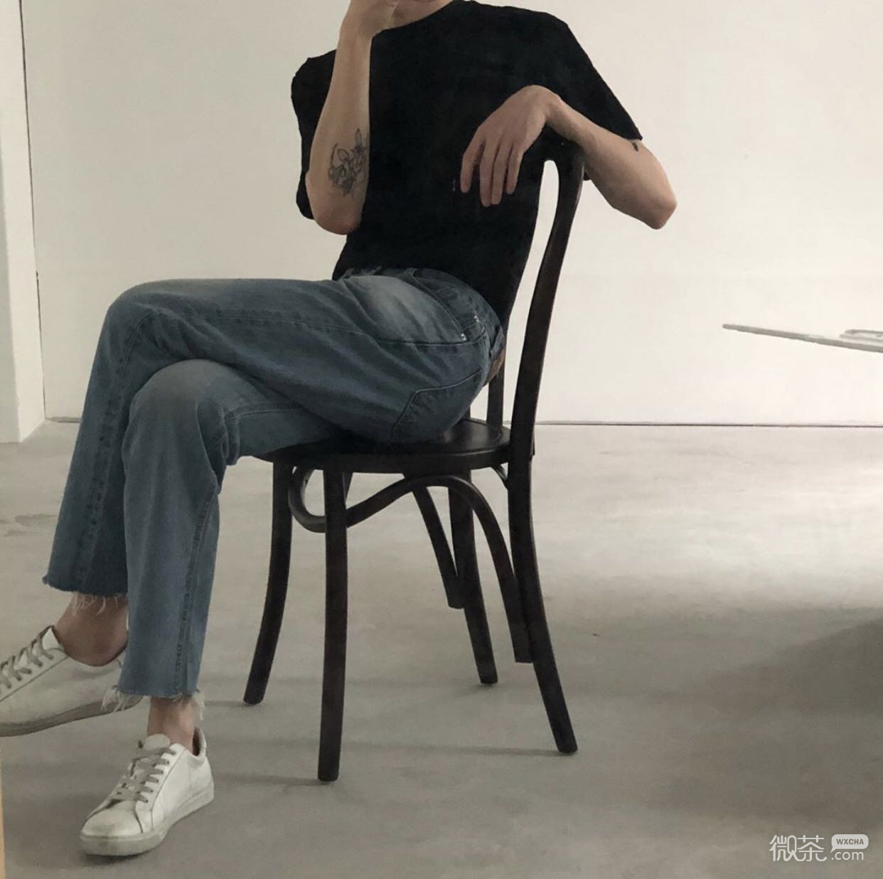 微信好看冷酷纹身男头