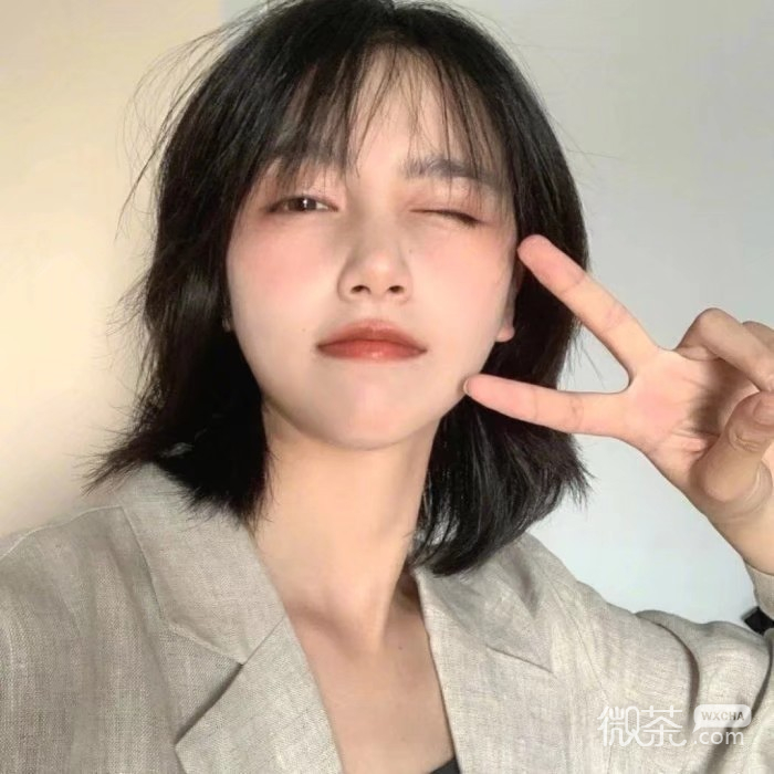 清新时尚漂亮女头