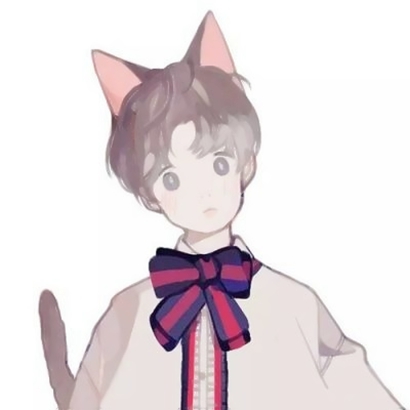 可爱迷人的微信动漫猫耳男生头像下载