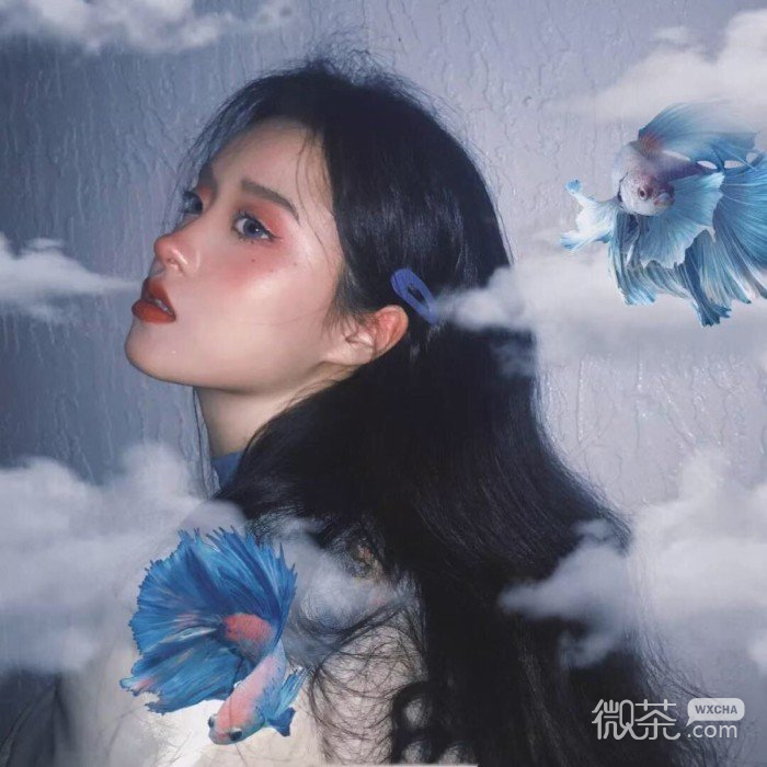 微信粉嫩少女心可爱女头