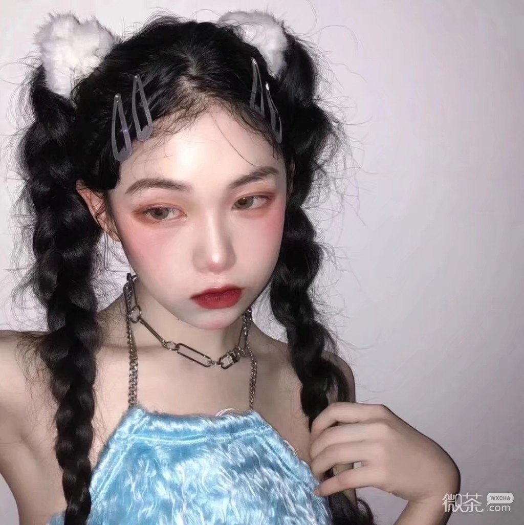 微信粉嫩少女心可爱女头