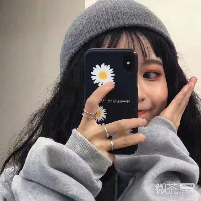 微信粉嫩少女心可爱女头