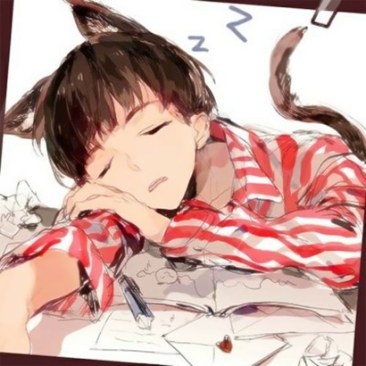 可爱迷人的微信动漫猫耳男生头像下载