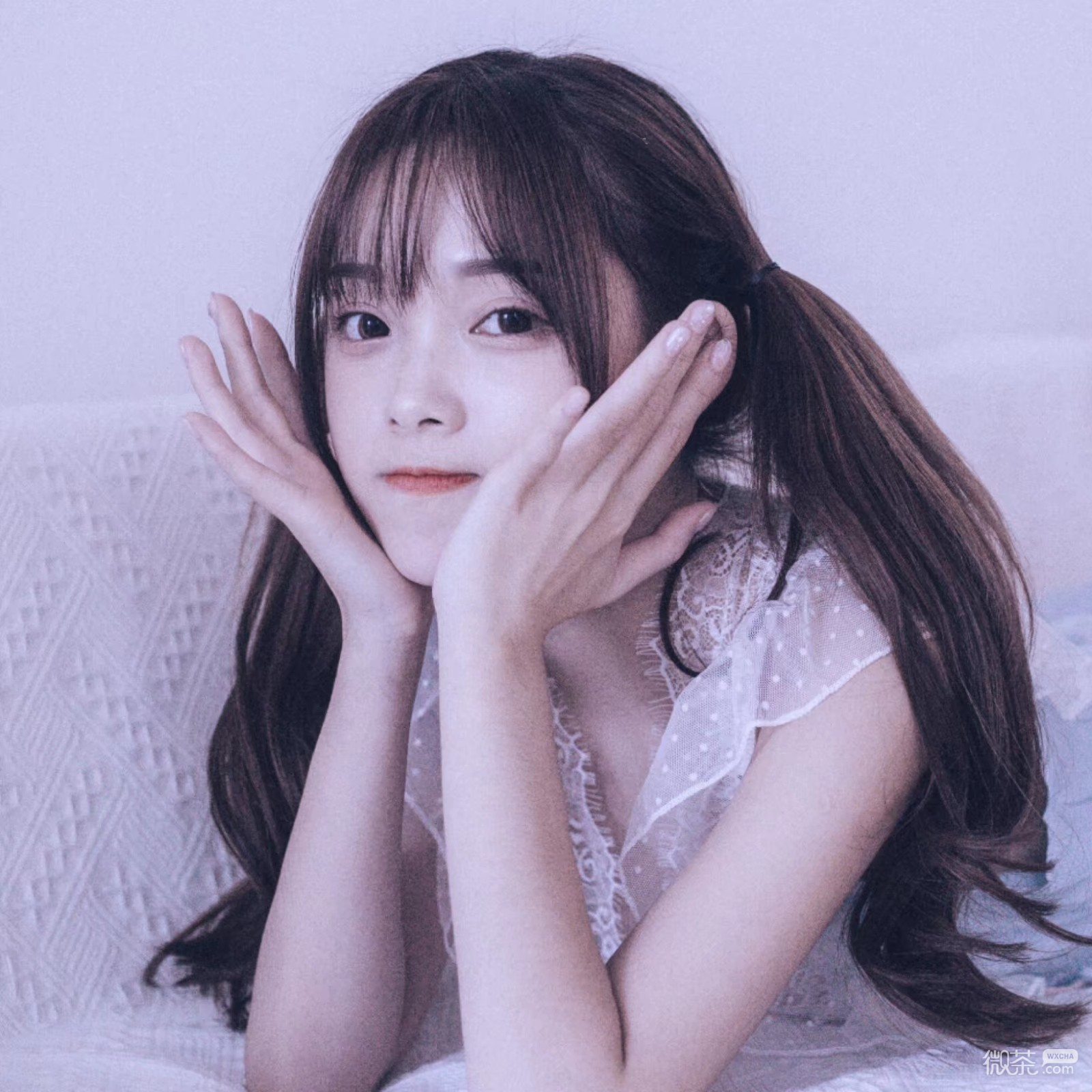 微信粉嫩少女心可爱女头