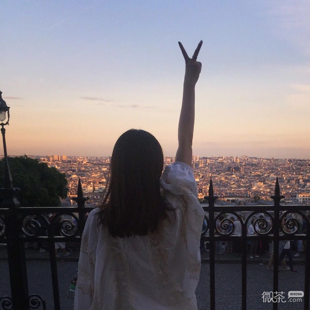 微信好看女生背影头像