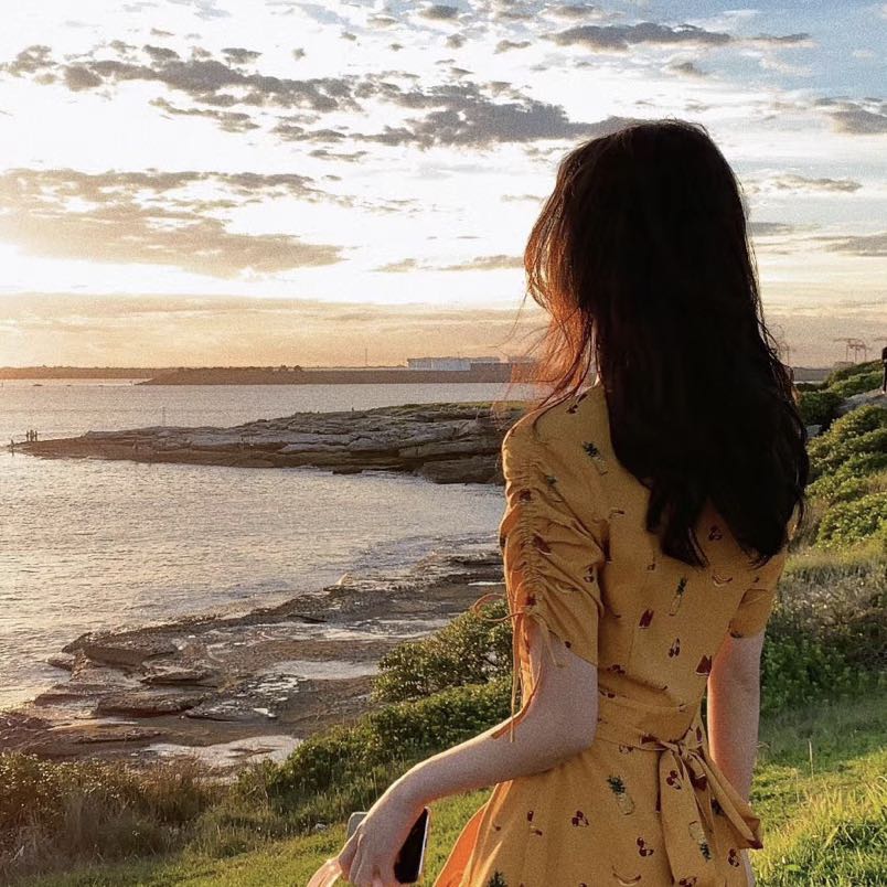 微信好看女生背影头像