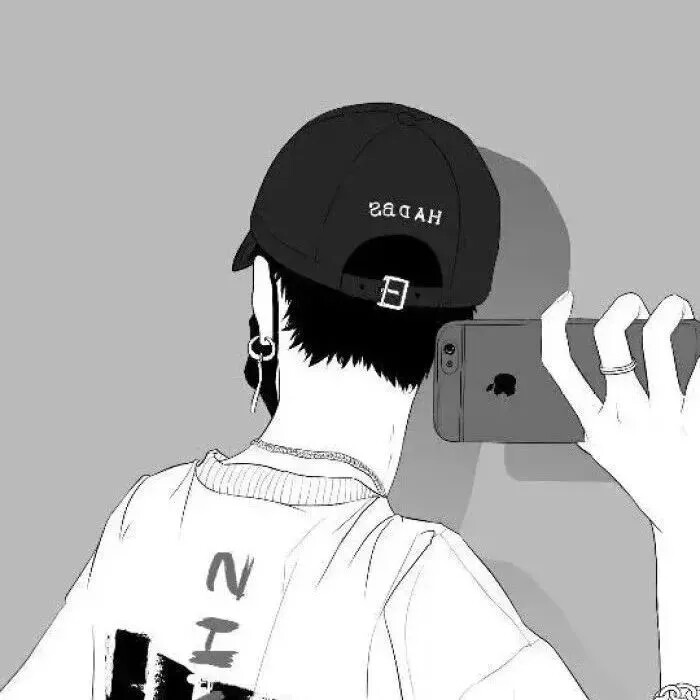 微信帅气潮流二次元男头