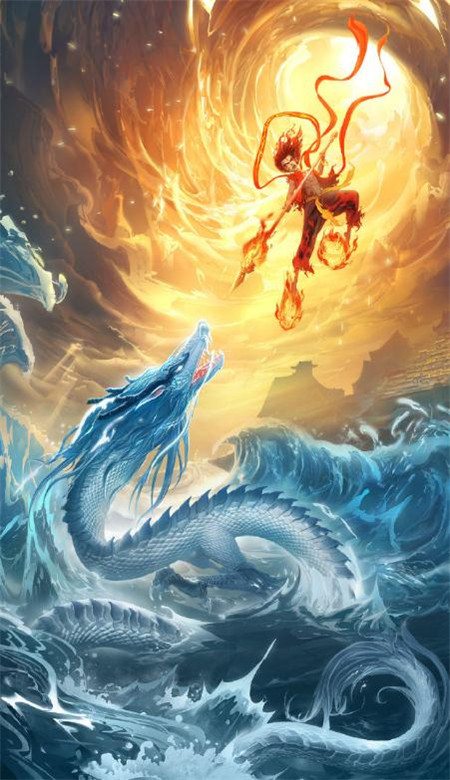 哪吒之魔童降世藕饼系列微信壁纸图片下载