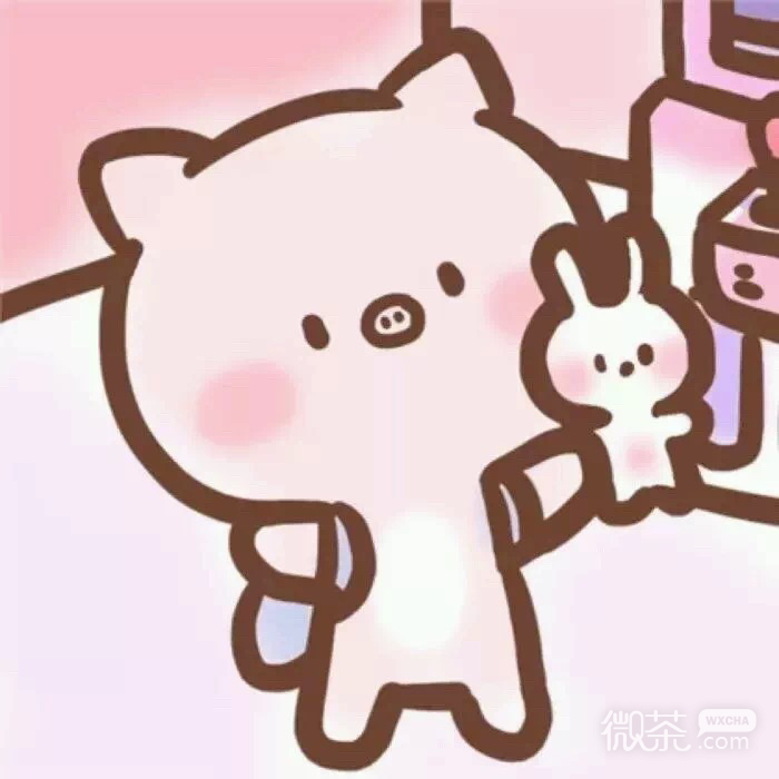 简约可爱微信情侣头像