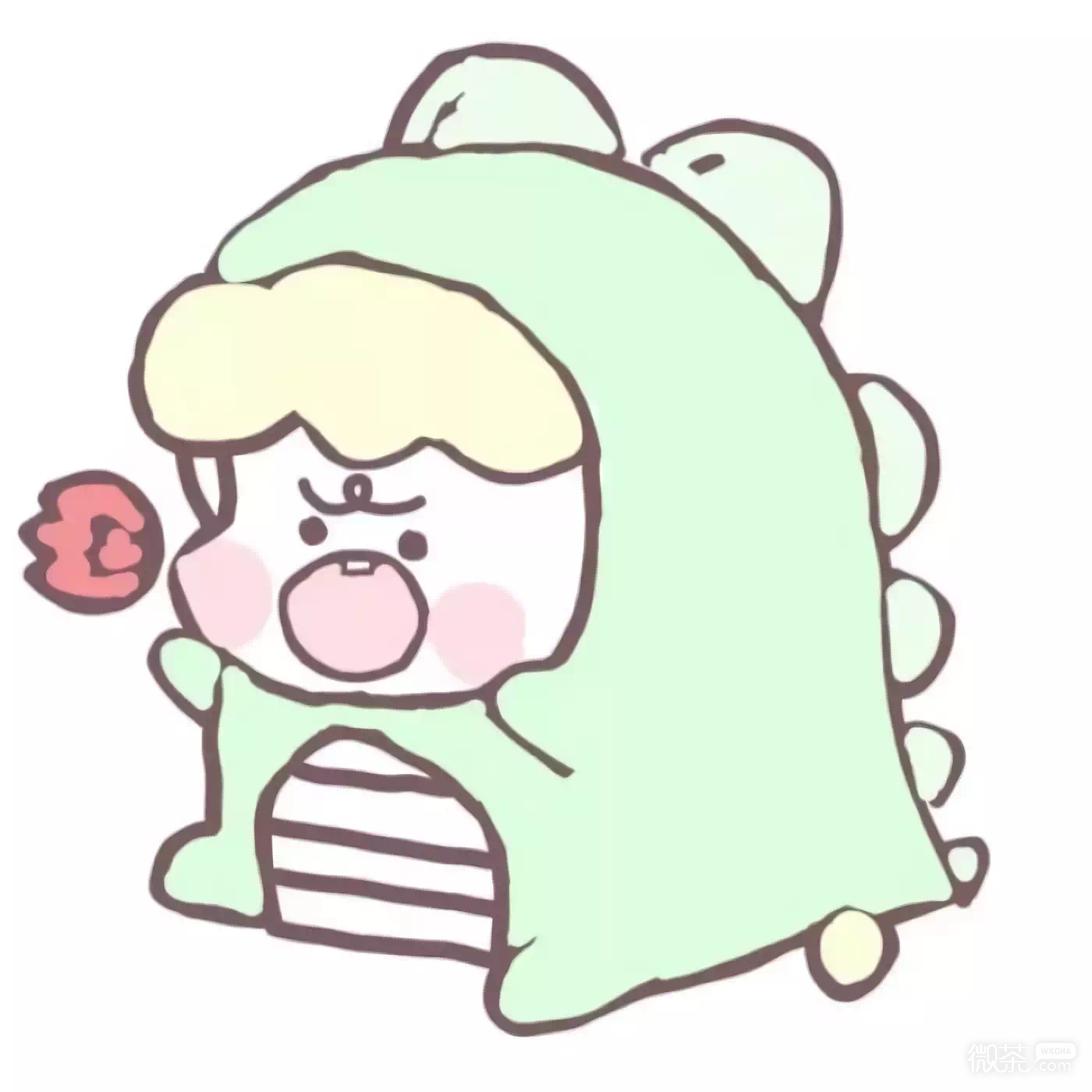 简约可爱微信情侣头像
