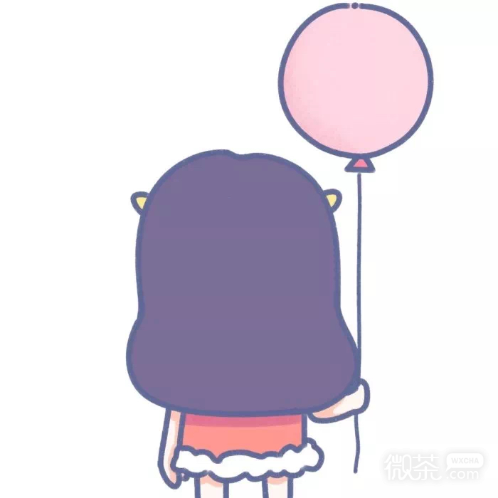 简约可爱微信情侣头像
