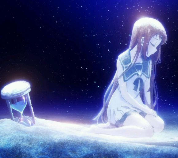 唯美个性的微信动漫女生伤感流泪图片下载