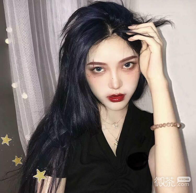 微信潮流冷酷好看女头