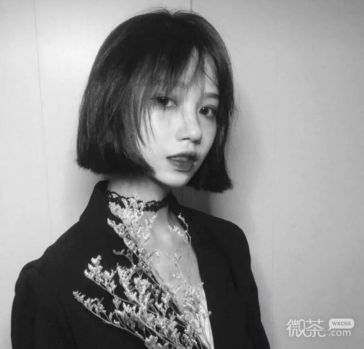 微信潮流冷酷好看女头