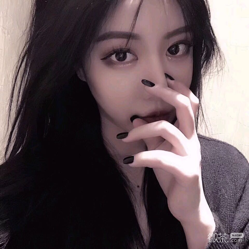 微信潮流冷酷好看女头