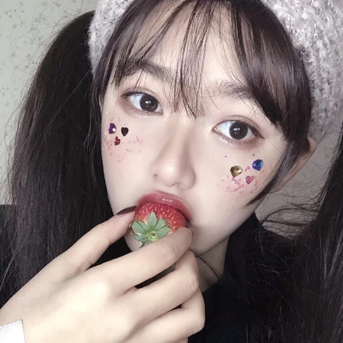 微信清新潮流性感好看女头