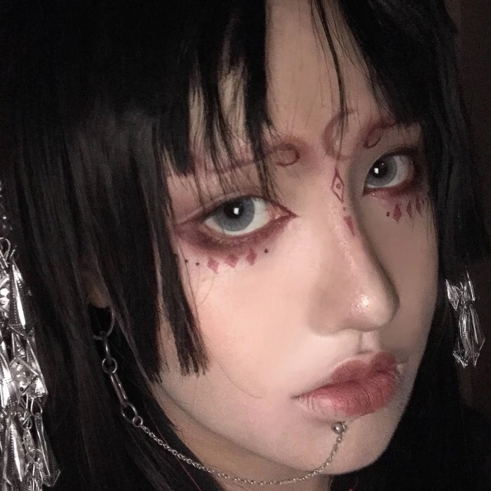 微信清新潮流性感好看女头