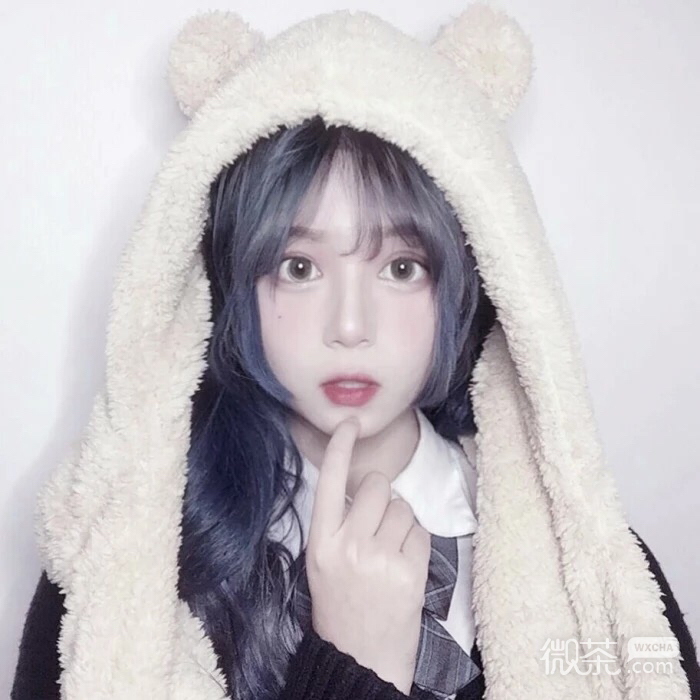 微信高冷好看女头