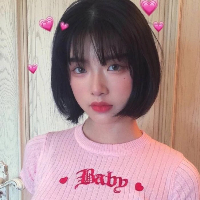 微信清新俏皮时尚好看女头