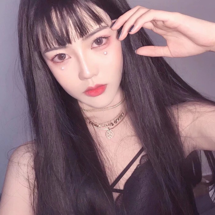 微信清新潮流性感好看女头