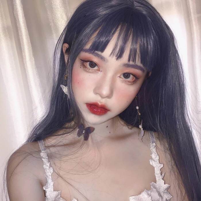 微信清新潮流性感好看女头