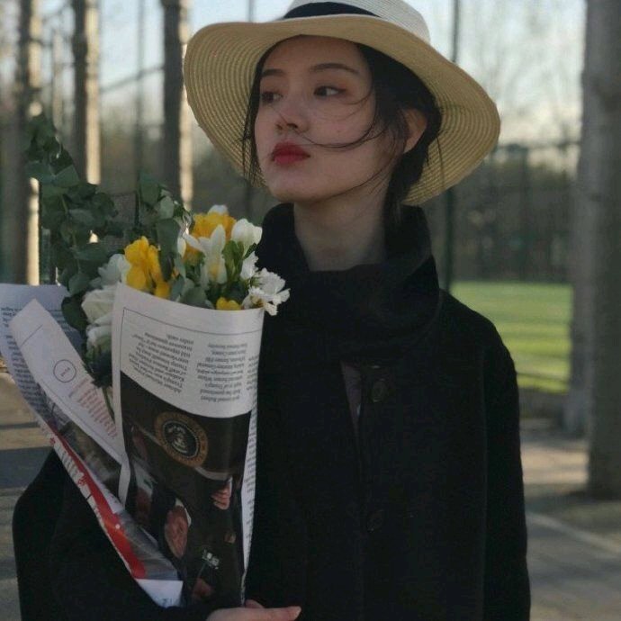 微信气质高颜值复古女头