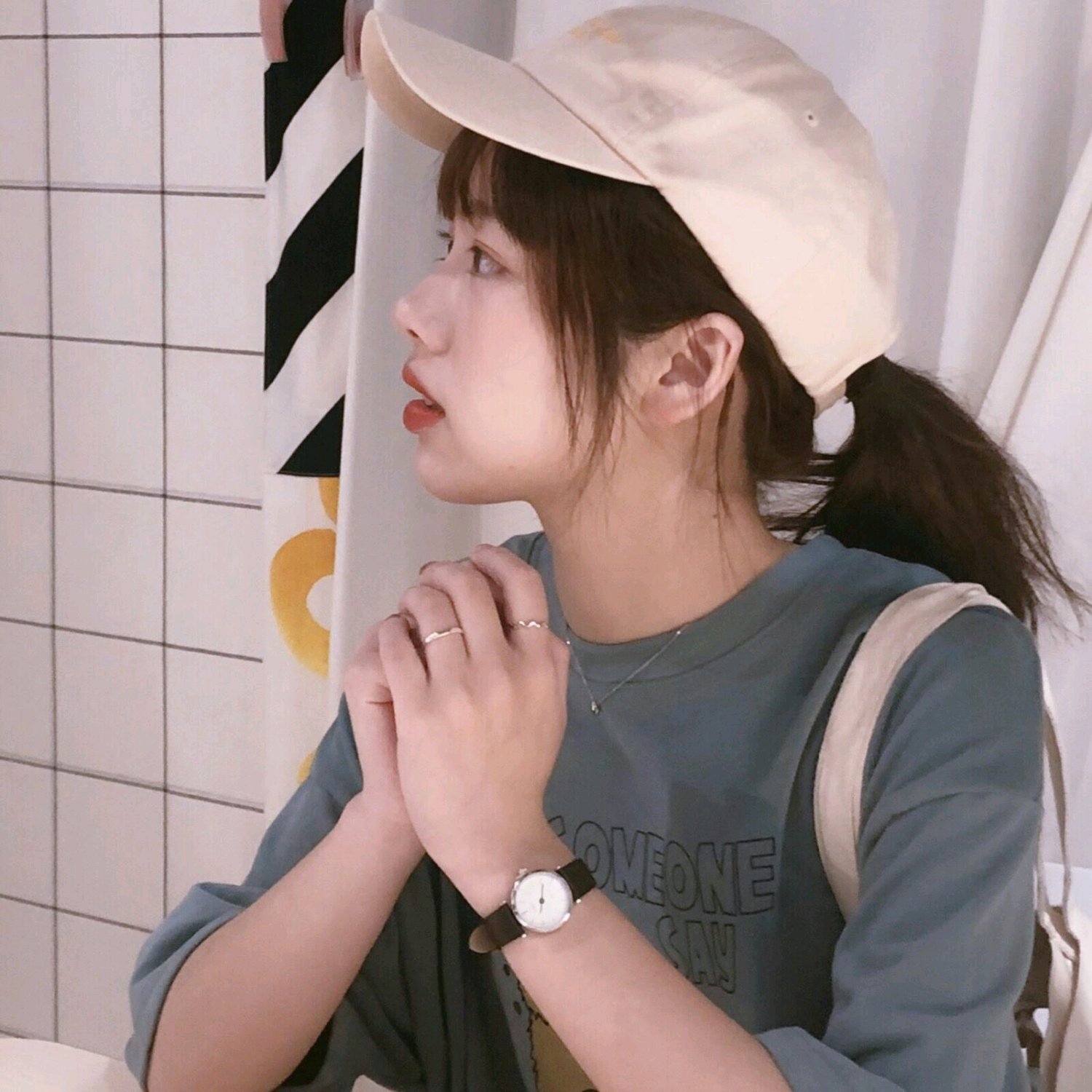 微信气质高颜值复古女头