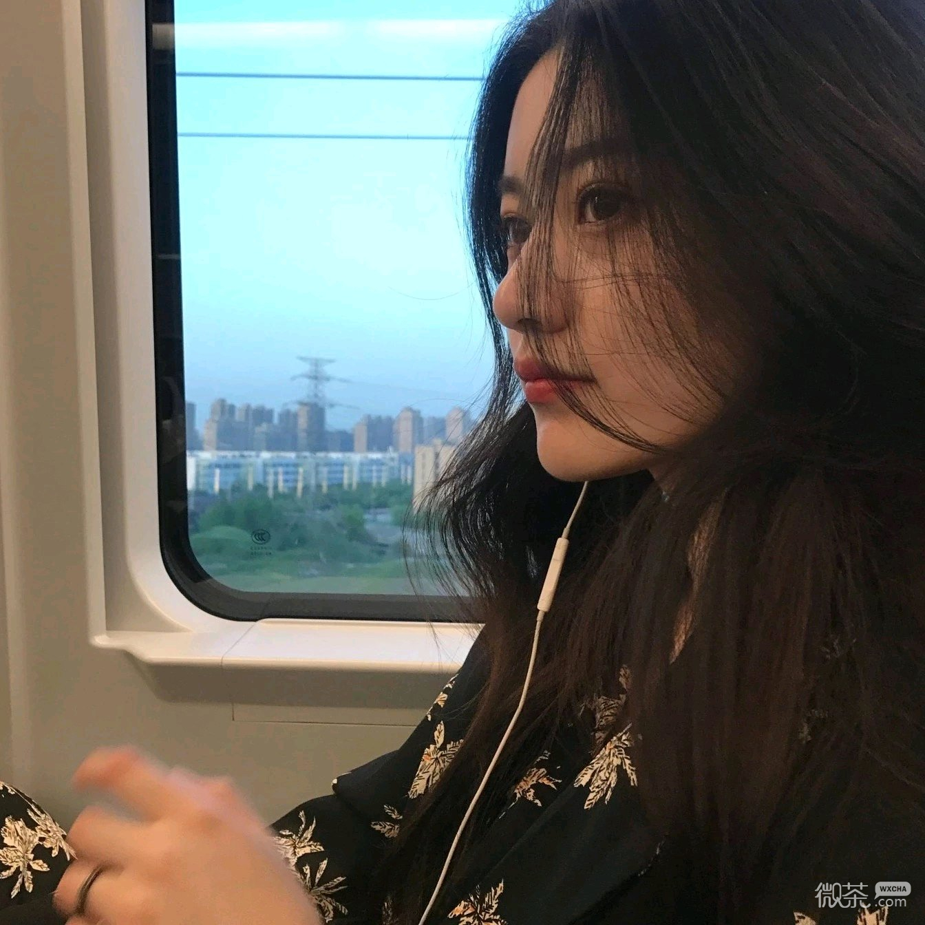 微信阳光清纯好看女头