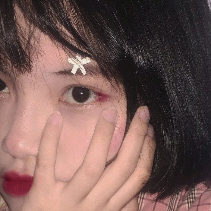 微信小清新时尚情感气质女头