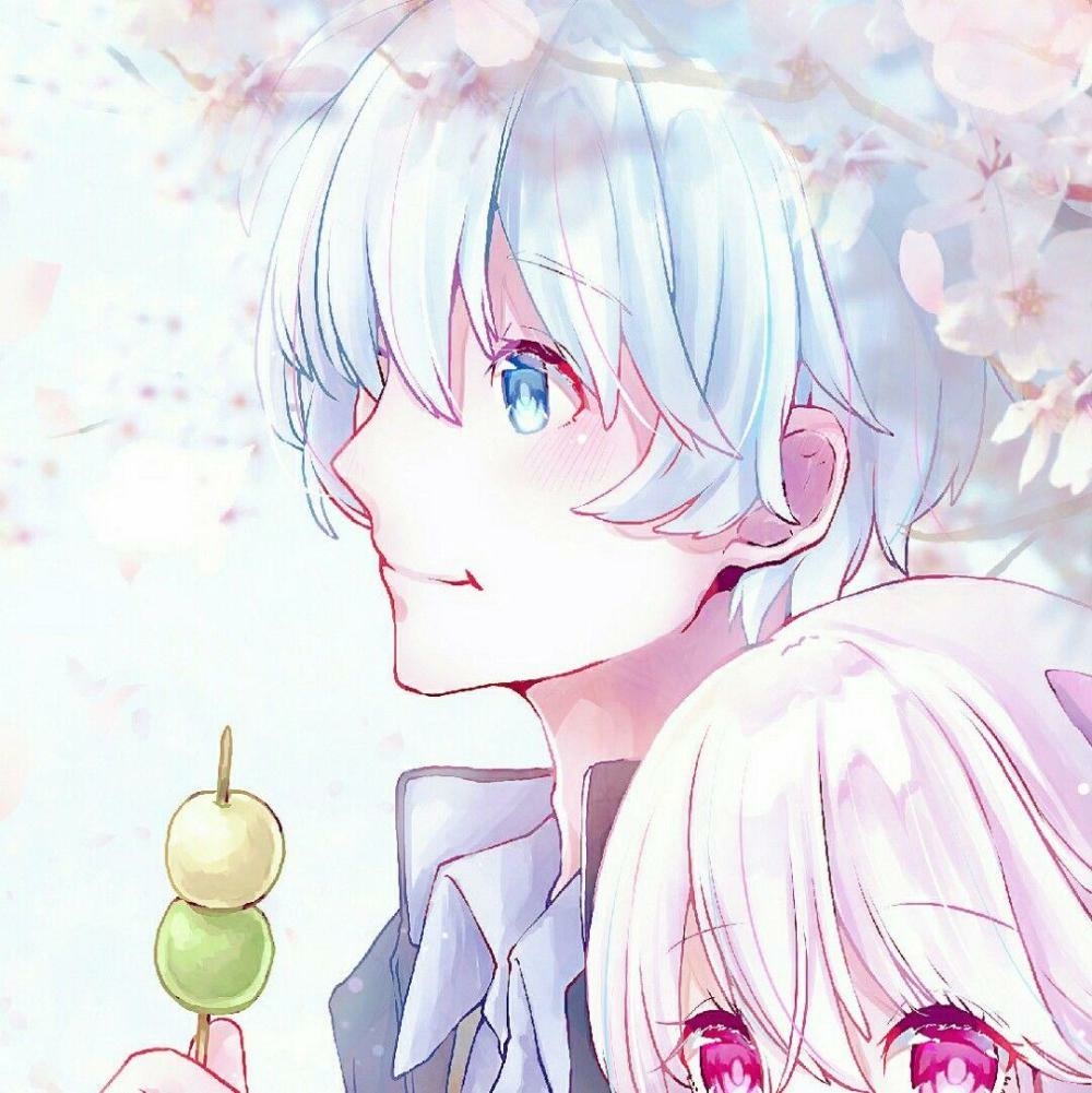 微信高清甜蜜好看二次元情侣头像