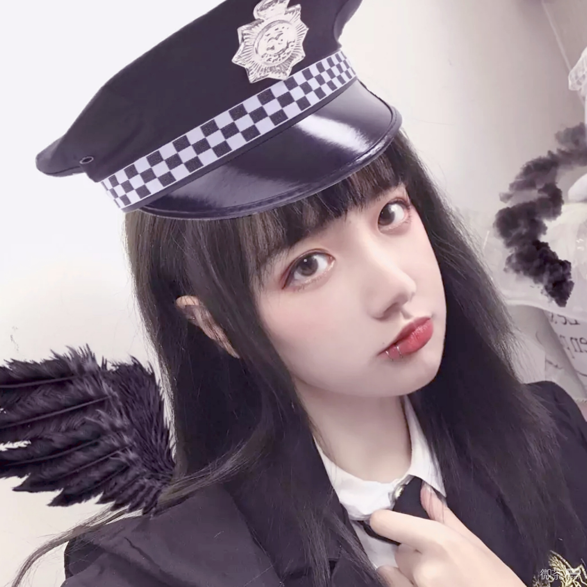 微信清新非主流性感迷人女头