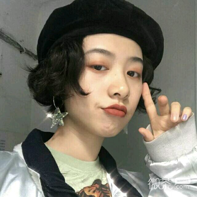 微信小清新气质迷人女头