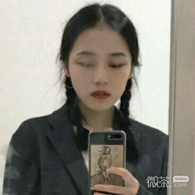 微信小清新气质迷人女头