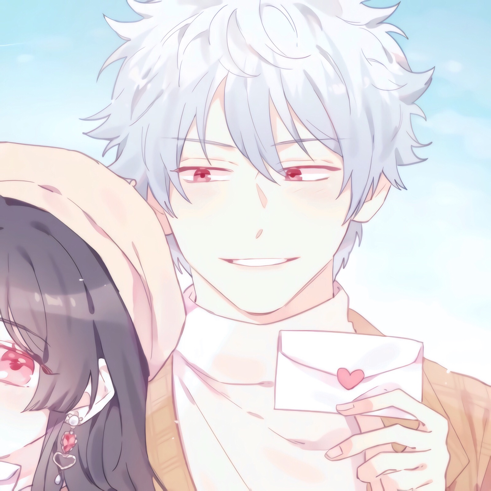 微信高清甜蜜好看二次元情侣头像