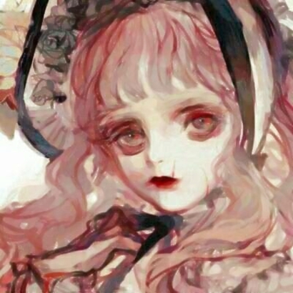 微信最新个性丧系卡通萝莉头下载
