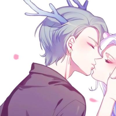 甜蜜温馨动漫情侣头像